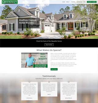Greencraft Homes Website Redesign